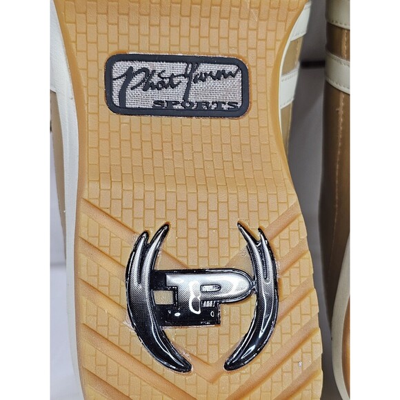 Phat Farm Mens Vintage Leather Tan Shoe Size 11 NOS NEW! Original Box - Picture 11 of 13